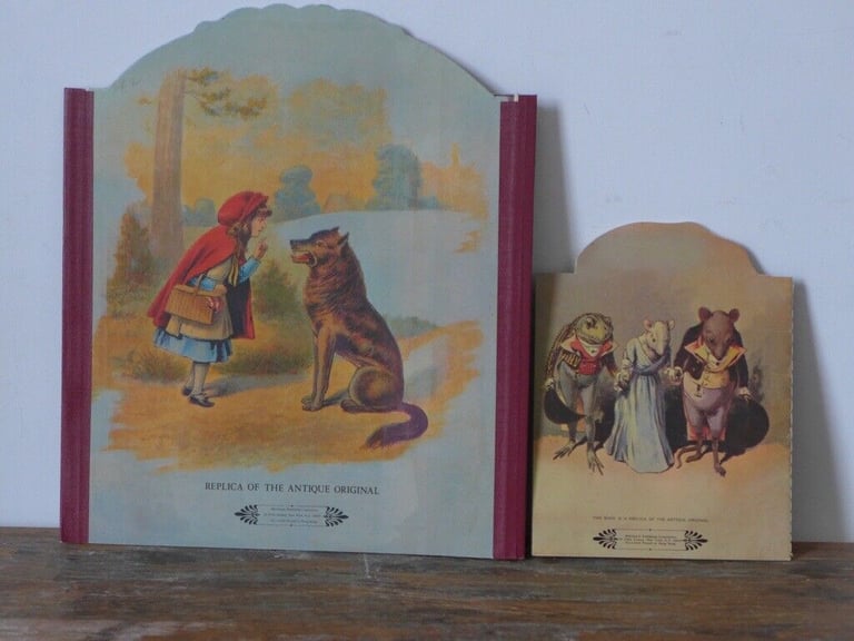 RARE! REPLICA Children’s Books: RED RIDING HOOD; THE BOOK OF FROGS AND NICE; TURN AGAIN, TURN AGAIN!