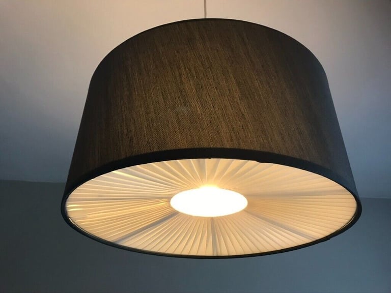 Beautiful Ceiling Pendant Lampshade (Grey) - Mint condition