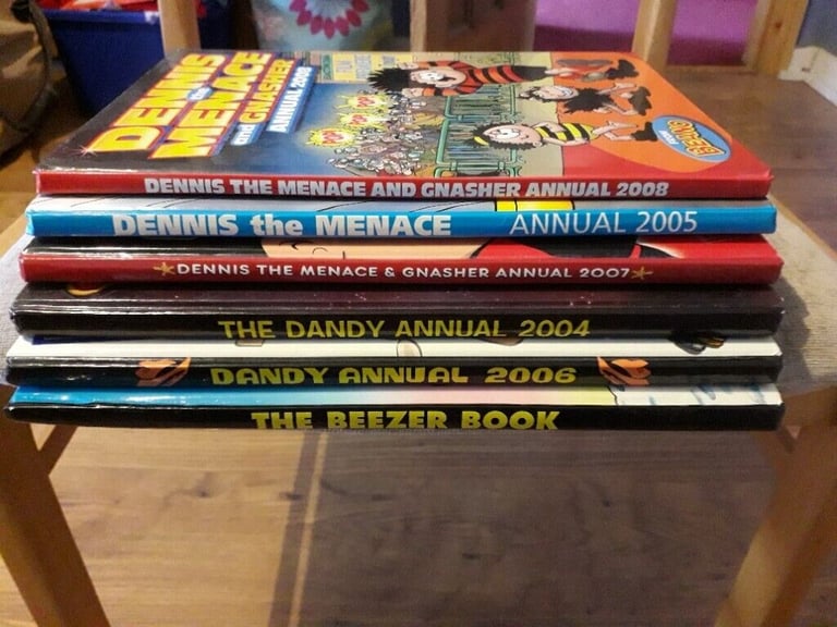DENNIS THE MENACE,DANDY AND BEEZER ANNUALS