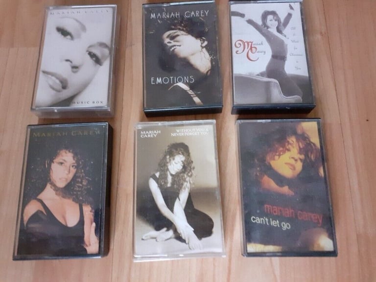 image for 6 x mariah carey cassettes 