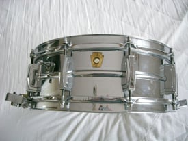 Ludwig 410 seamless alloy Supersensitive snare drum 14 x 5 - Chicago - '65/'68 - Vintage