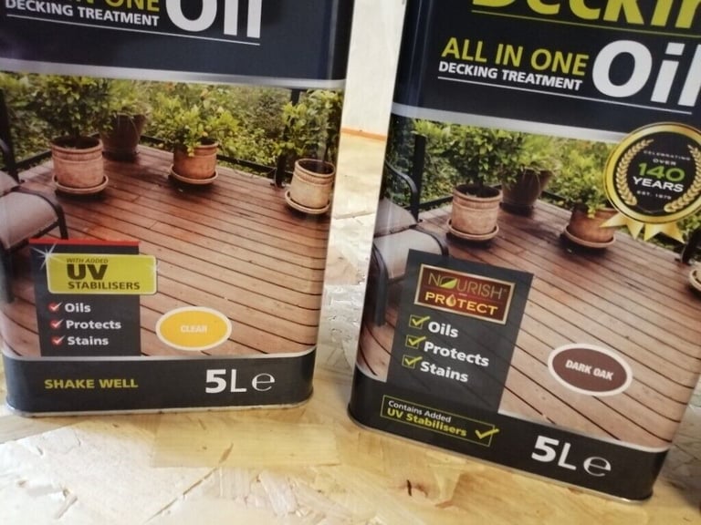 Decking Oil Various Colours, 5ltr £58.00