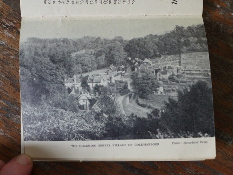 Of interest to walkers and ramblers: TWO VINTAGE BOOKS BOOKLETS EXPLORING THE BEAUTY OF SURREY.
