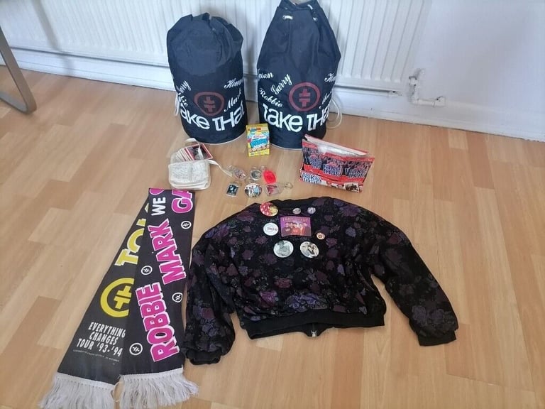 Rare Collectible TAKE THAT Official Merchandise Memorabilia Bundle ( Rare Items). 