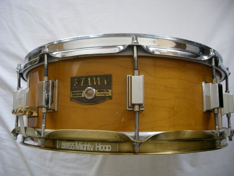 Tama Artwood solid maple snare drum -Japan - '80s - Vintage - BITSA- Modded