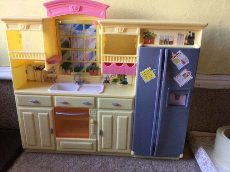 image for Mattel Barbie kitchen vintage toy