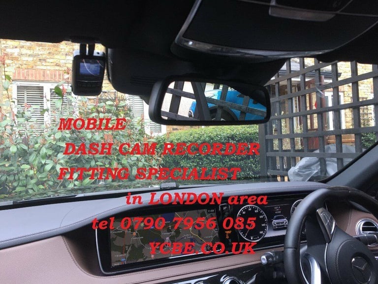 Car Dash Cam fitted Recorder camera DVR van INSTALLATION in London area