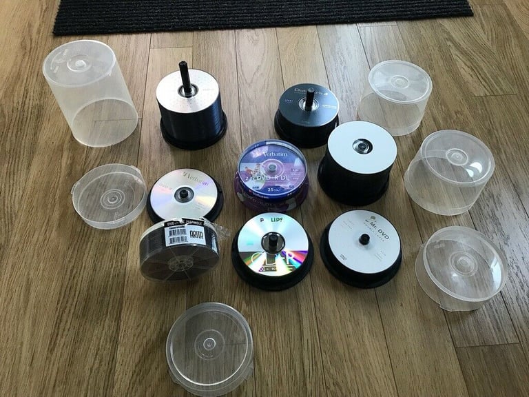 Selection Blank Media Recording Discs CDR DVD DL Verbatim Etc