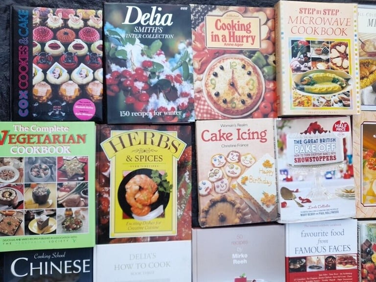 Job Lot Modern Cookbooks Etc x 23