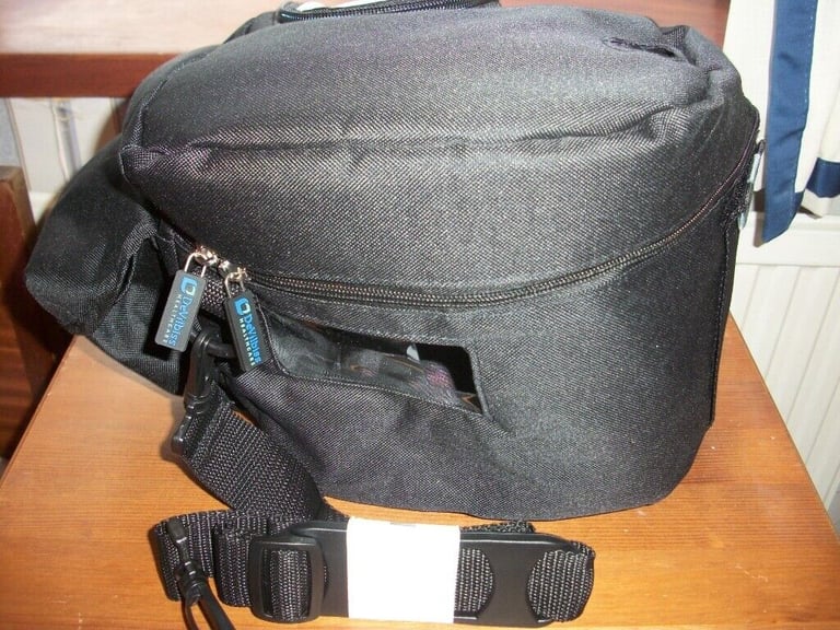 Brand new black shoulder bag for equipment