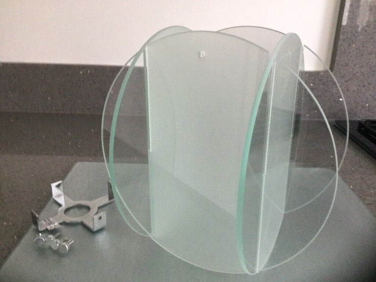 Glass pendant light shade