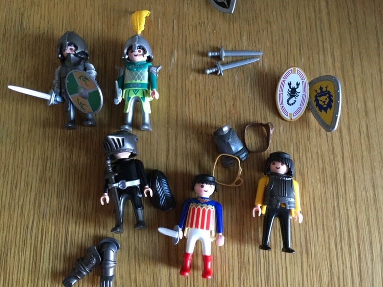 Playmobil Castle With Working Drawbridge & Extra Knights