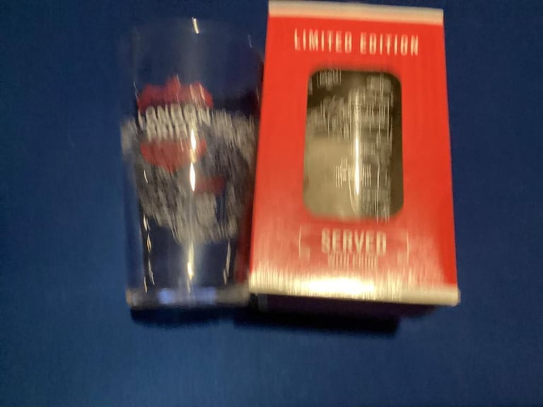 Fullers London Pride 60 Anniversary Glass.