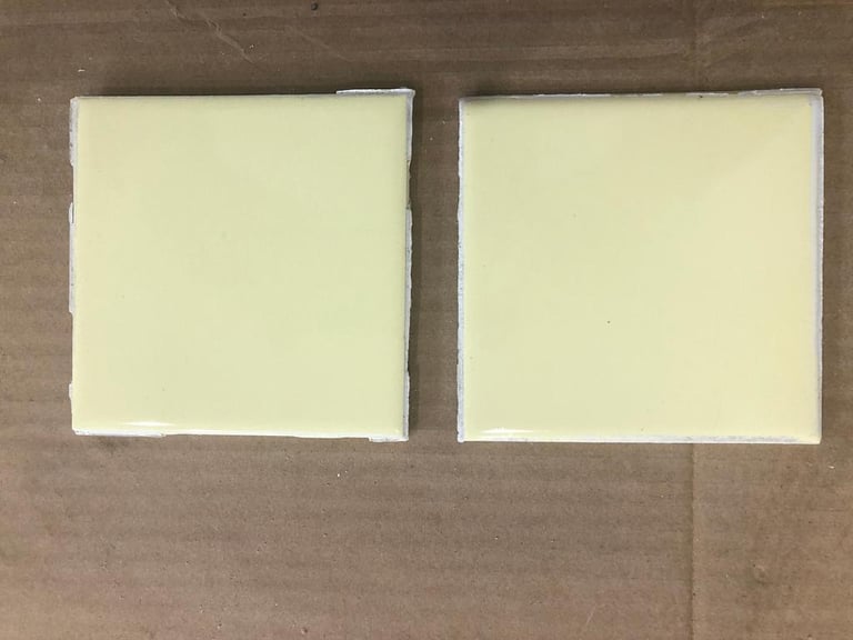 image for Genuine Circa Late 1960’s/Early 1970’s Yellow Porcelain Tiles 