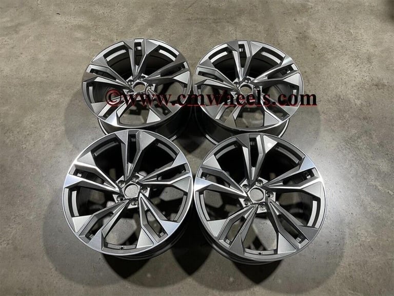 image for 19 20" Inch S5 2021 style Alloy wheels A3 A4 A6 Golf R Caddy Van Seat Leon Skoda 5x112