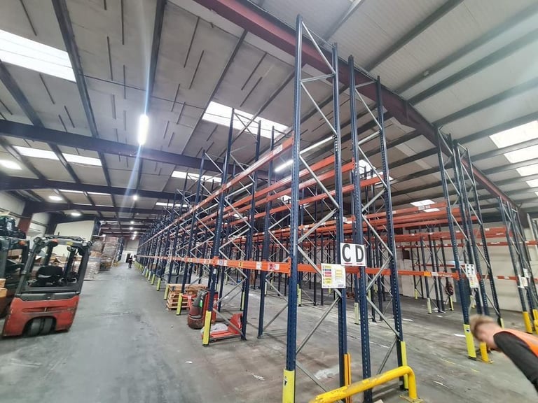 Mecalux pallet racking frames and beams