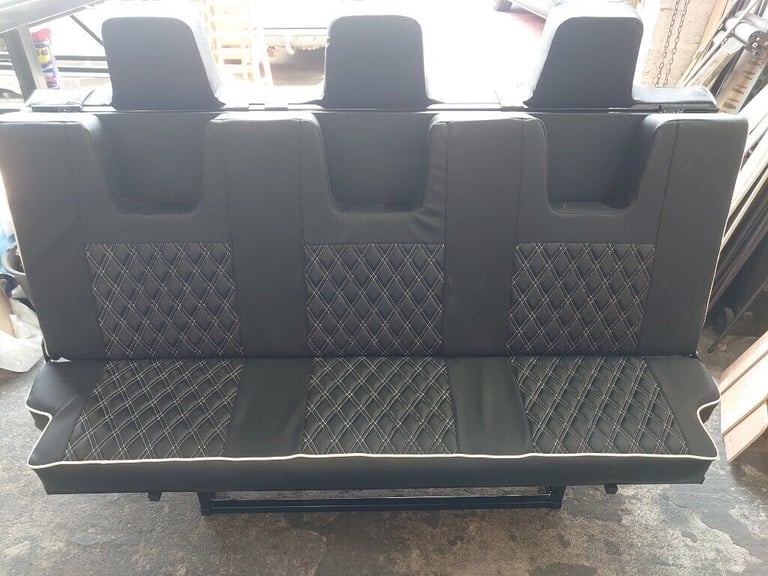 3 Seater full width Rock And Roll Bed/Seat VW T4, T5, T6, Vivaro, Transit, Bongo