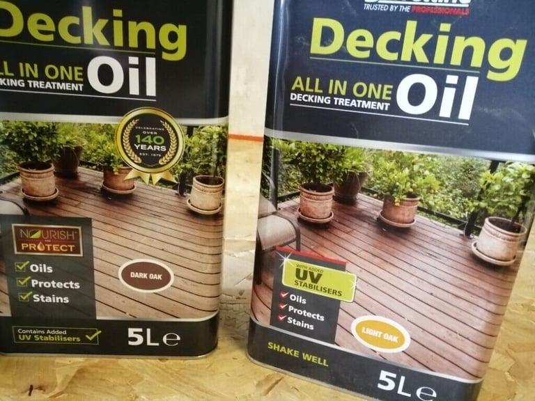 Decking Oil Various Colours, 5ltr £58.00
