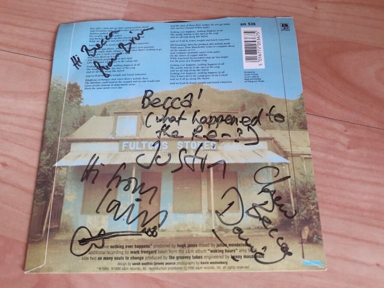 Del amitri signed single becca 