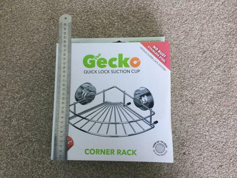 image for Gecko Bathroom Corner Rack
