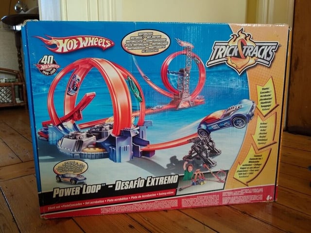 Hot Wheels Electronic Trick Tracks Power Loop Stunt Set Factory