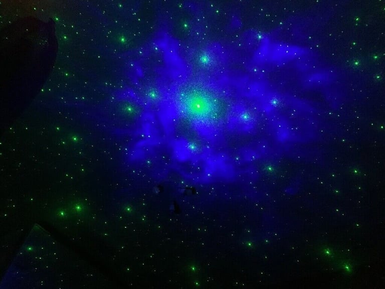 Star shaped laser twilight projector