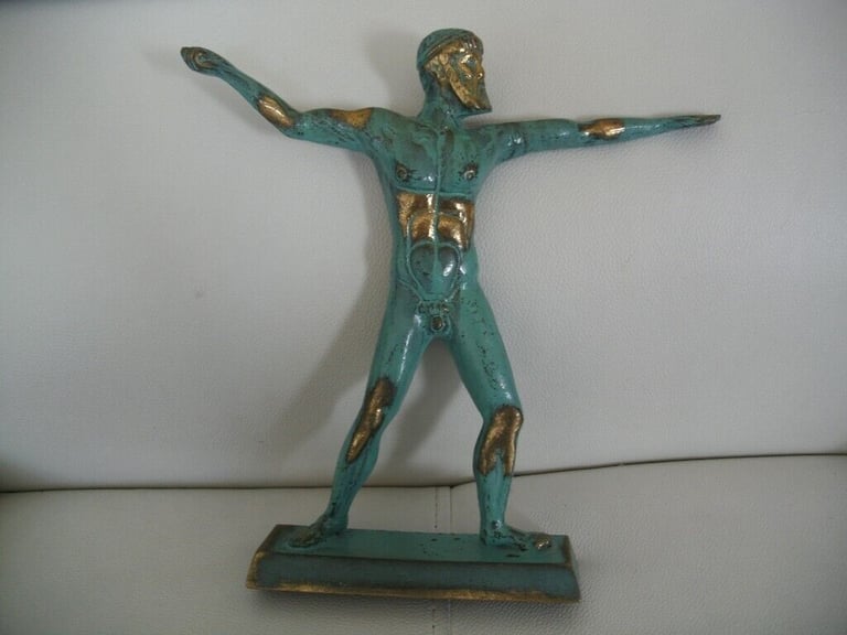 Artemision Bronze Metal Zeus Statue 