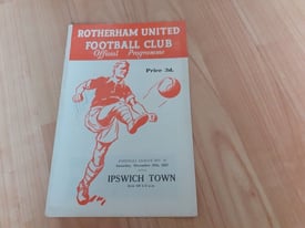 image for Rotherham Ipswich alf Ramsey signed prog