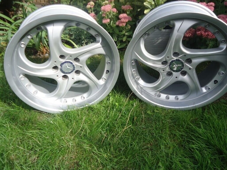 2 x REAR 5 x 112 PCD 18 Ronal - Mercedes  Alioto Split Rim Alloy Wheels W215 CL 500 - VW/Audi