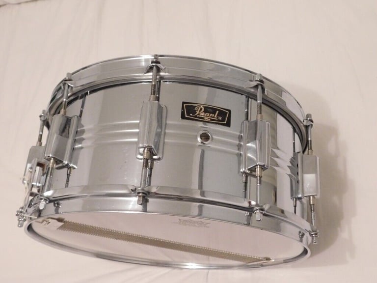Pearl  B4514L Custom Model Rock  COB snare drum  14 x 6 1/2 - Japan - 70s- Copeland Big brother -402