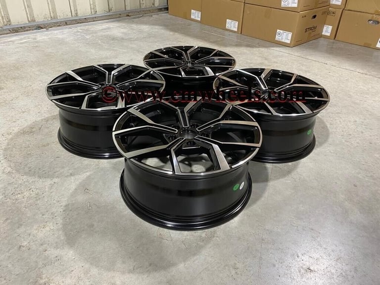 17" Inch Faro Style Alloy Wheels VW Golf MK5 MK6 MK7 MK7.5 Audi A3 Seat Leon Caddy Skoda 5x112