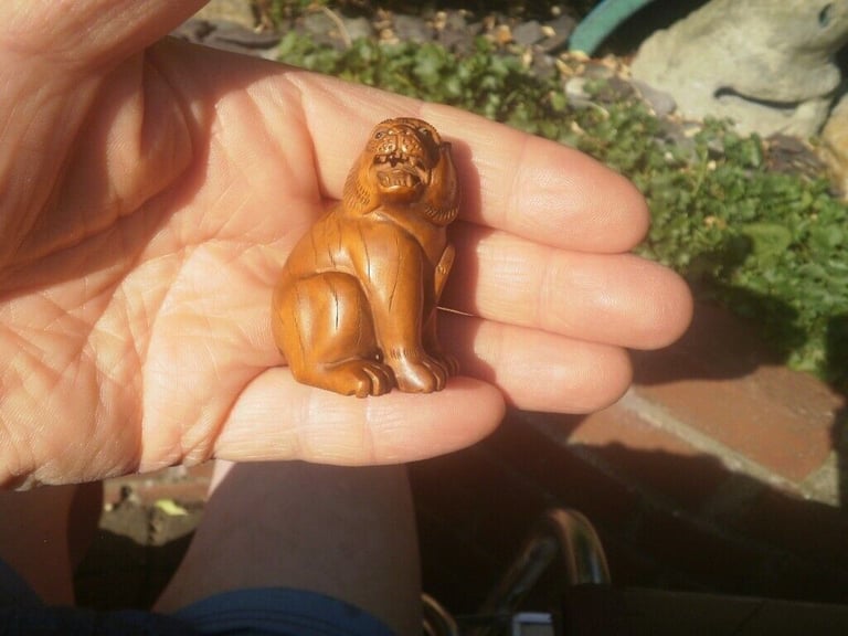 Netsuke hand carved wooden collectable ornament over 249 to choose fro