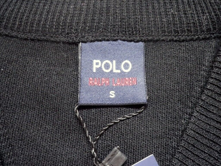 POLO RALPH LAUREN MEN'S BLACK JUMPER