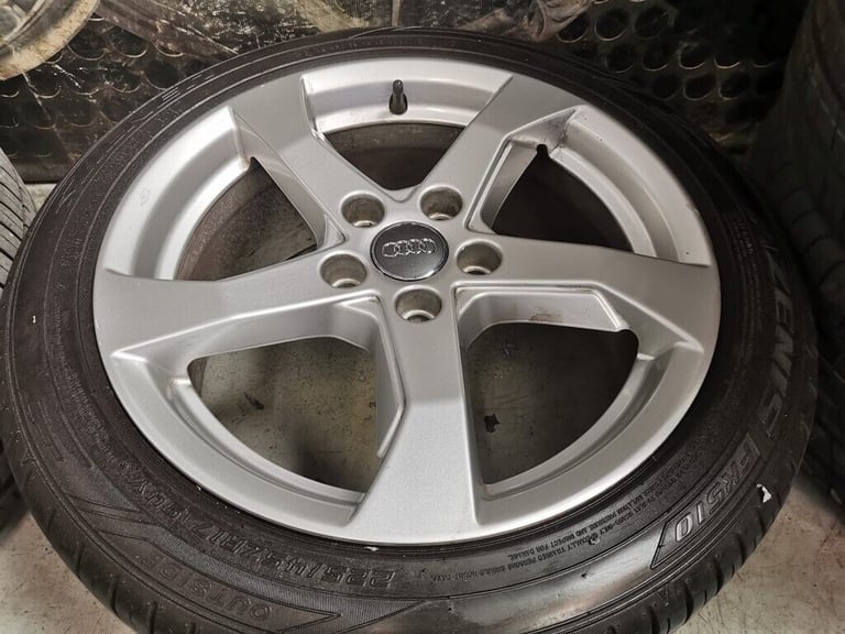 17" GENUINE AUDI A3 ALLOY WHEELS / TYRES - 5 X 112 FITMENT