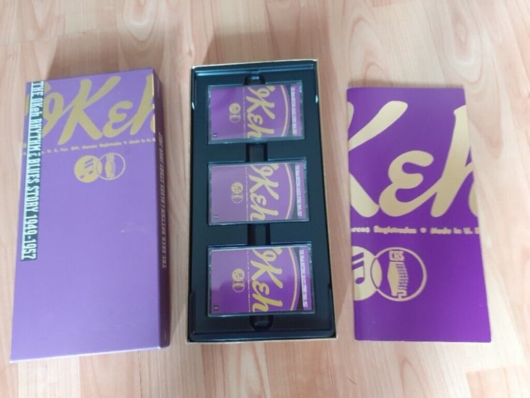 Okeh rhythm & blues 3 x cassette box set 