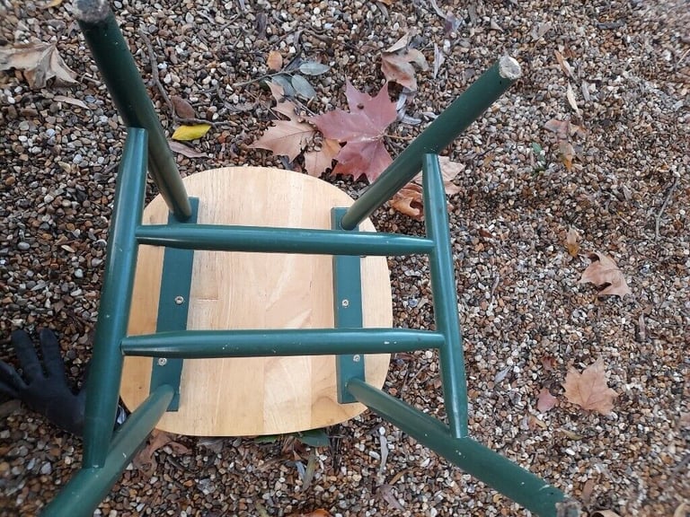 Pine Stool Former Spindleback Chair