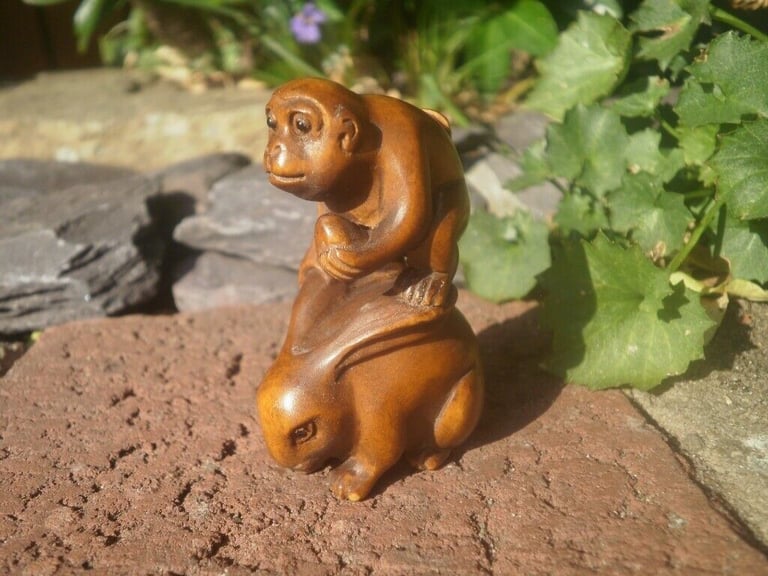Netsuke gifts hand carved wooden collectable ornament over 299 to choose from