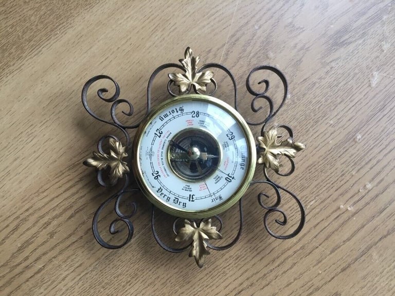 a Barometer to Predict Weather. A nice antique item