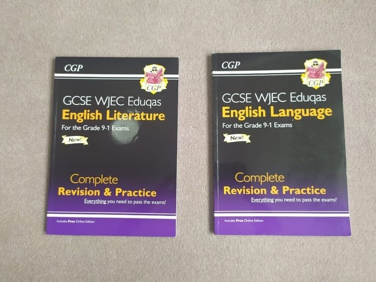 image for GCSE  WJEC Eduqas English Literature + English  Language : Revision & Practice