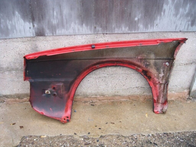 VW GOLF MK2 FRONT RIGHT WING RED