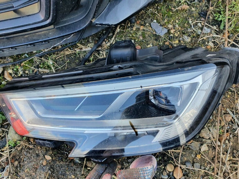 2013 2016 AUDI S3 8V SPORTBACK COMPLETE FRONT END IN GREY METALLIC BREAKING PARTS S3 RS3 8V 5 DOOR
