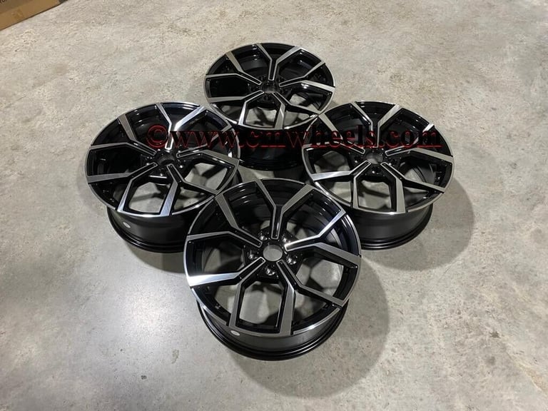 17" Inch Faro Style Alloy Wheels VW Golf MK5 MK6 MK7 MK7.5 Audi A3 Seat Leon Caddy Skoda 5x112