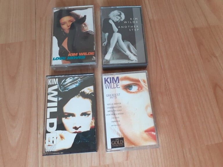 image for 4 x kim wilde cassette albums 