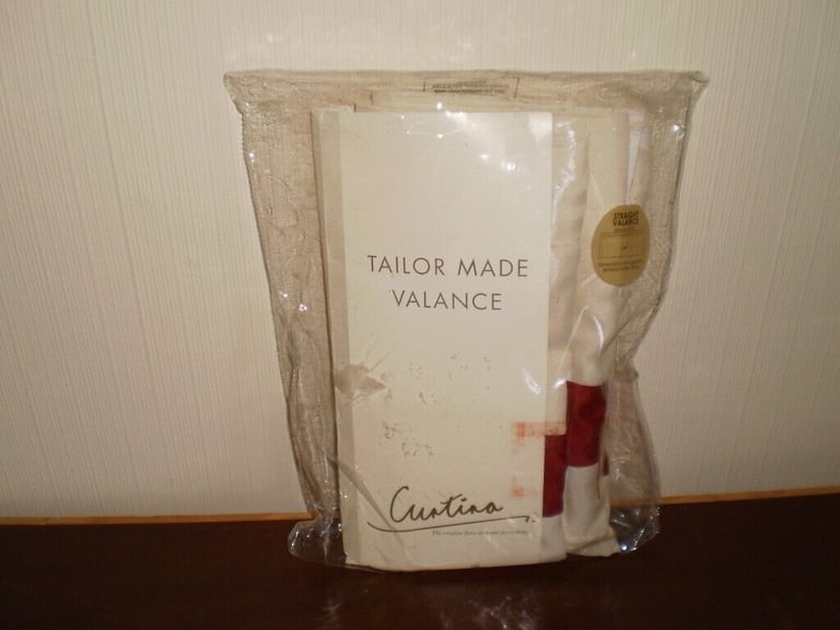 Curtina ” Valance” Tailor Made Valance Beige Mix Colour New With Tags