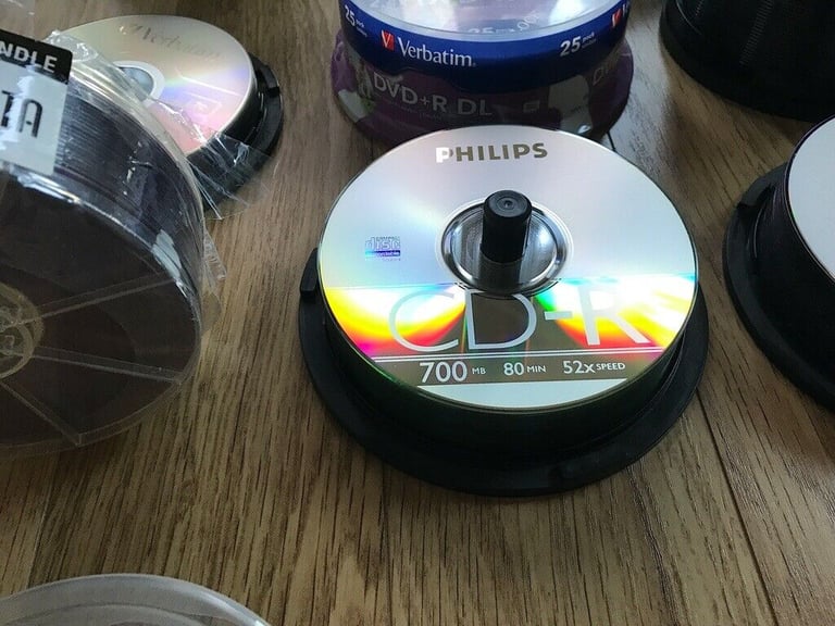 Selection Blank Media Recording Discs CDR DVD DL Verbatim Etc