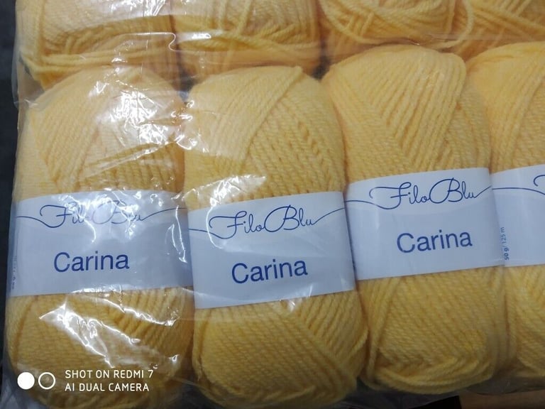 FILO BLU CARINA DOUBLE KNITTING WOOL YARN 5X50G BALLS 10 COLOUR CHOICES NEW