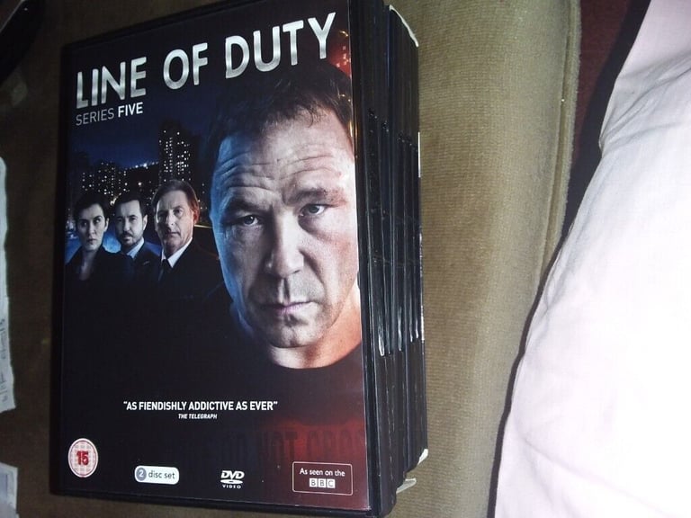 LINE OF DUTY COMPLETE DVD COLLECTION FOR SALE.
