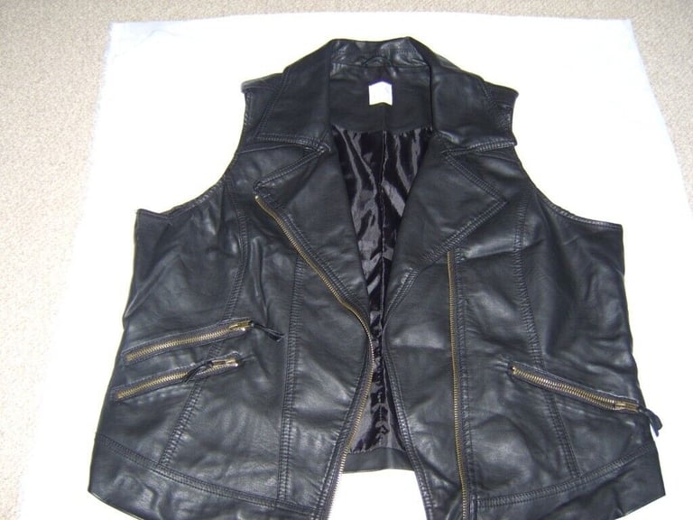 image for  Genuine Leather Waistcoat UK Size 18