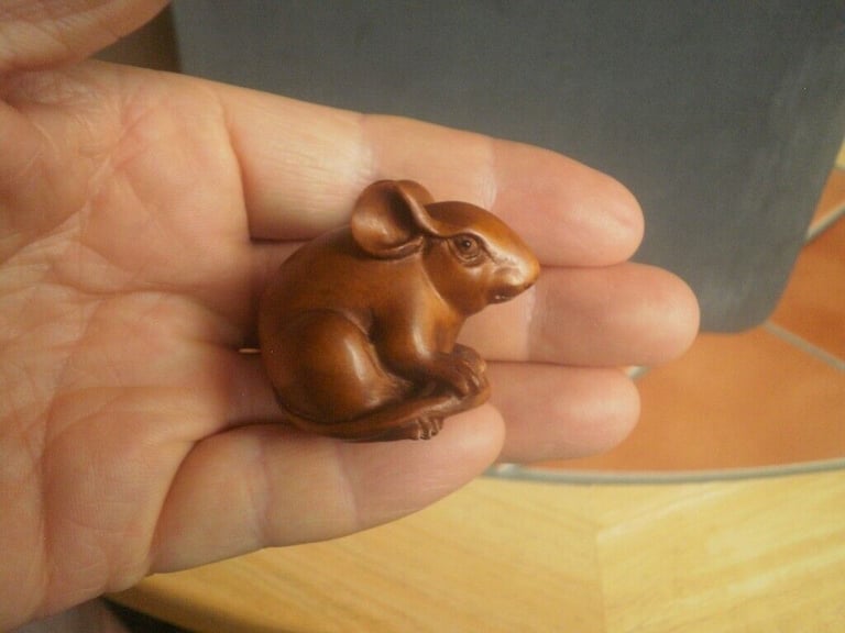 Netsuke gifts hand carved wooden collectable ornament over 300 to choose from