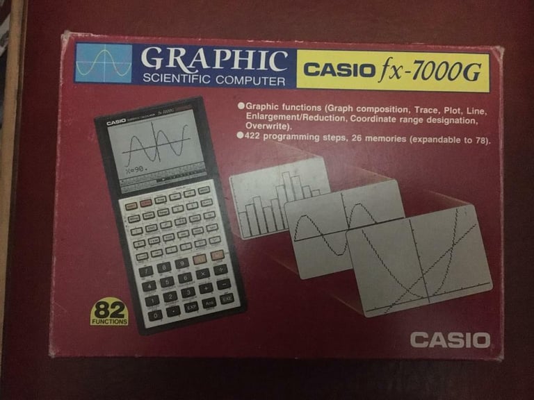 image for Vintage Casio fx-7000g graphical calculator